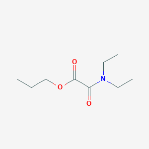 molecular formula C9H17NO3 B14546142 Propyl (diethylamino)(oxo)acetate CAS No. 62248-34-4