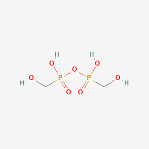 molecular formula C2H8O7P2 B14546223 Bis(hydroxymethyl)diphosphonic acid CAS No. 62101-49-9