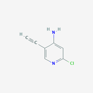 2-Chloro-5-ethynylpyridin-4-amine