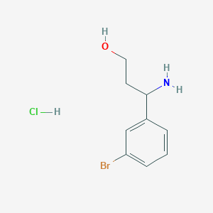3-Amino-3-(3-bromophenyl)propan-1-ol hydrochloride