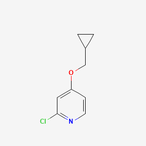 2-Chloro-4-(cyclopropylmethoxy)pyridine