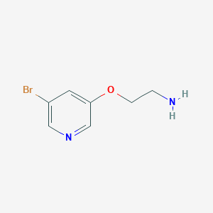 2-((5-Bromopyridin-3-yl)oxy)ethanamine