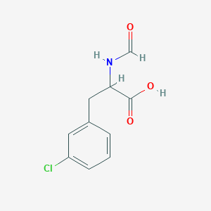 3-(3-Chlorophenyl)-2-formamidopropanoic acid