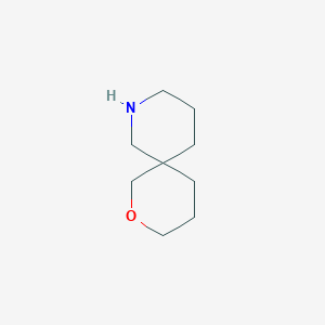 molecular formula C9H17NO B1454635 2-Oxa-8-azaspiro[5.5]undecane CAS No. 67952-11-8