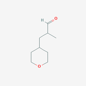 2-Methyl-3-(oxan-4-yl)propanal