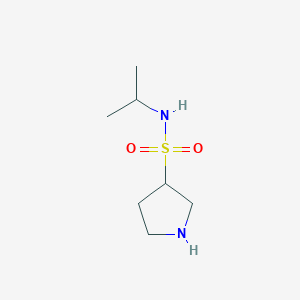N-(propan-2-yl)pyrrolidine-3-sulfonamide
