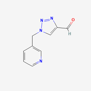 1-(pyridin-3-ylmethyl)-1H-1,2,3-triazole-4-carbaldehyde