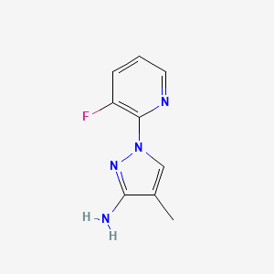1-(3-fluoropyridin-2-yl)-4-methyl-1H-pyrazol-3-amine