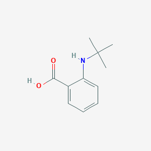 molecular formula C11H15NO2 B14546615 2-(Tert-butylamino)benzoic acid CAS No. 61752-07-6