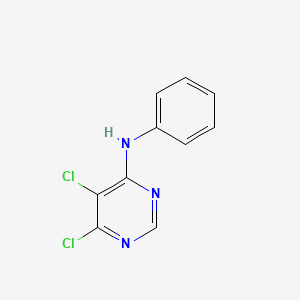 molecular formula C10H7Cl2N3 B14546634 5,6-Dichloro-N-phenylpyrimidin-4-amine CAS No. 61810-05-7