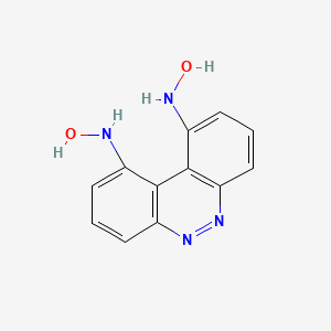 molecular formula C12H10N4O2 B14546658 N-Hydroxy-10-nitroso-5,6-dihydrobenzo[c]cinnolin-1-amine CAS No. 62121-68-0