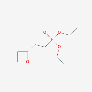 molecular formula C9H19O4P B14546660 Diethyl [2-(oxetan-2-yl)ethyl]phosphonate CAS No. 62129-93-5