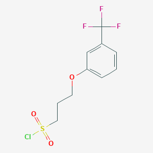 3-[3-(Trifluoromethyl)phenoxy]propane-1-sulfonyl chloride