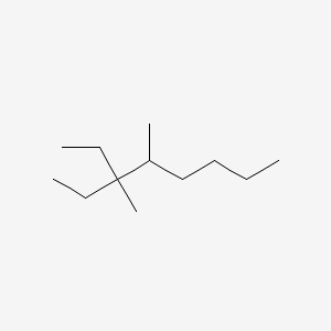 molecular formula C12H26 B14546759 3-Ethyl-3,4-dimethyloctane CAS No. 62212-28-6