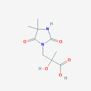 3-(4,4-Dimethyl-2,5-dioxoimidazolidin-1-yl)-2-hydroxy-2-methylpropanoic acid