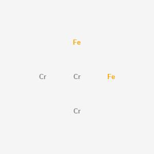 molecular formula Cr3Fe2 B14546812 Chromium;iron CAS No. 61839-69-8