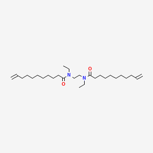 molecular formula C28H52N2O2 B14546856 N,N'-(Ethane-1,2-diyl)bis(N-ethylundec-10-enamide) CAS No. 61797-51-1