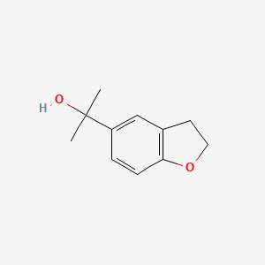 molecular formula C11H14O2 B1454688 2-(2,3-Dihydro-1-benzofuran-5-yl)propan-2-ol CAS No. 82954-97-0