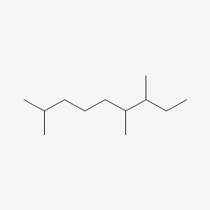 molecular formula C12H26 B14546907 2,6,7-Trimethylnonane CAS No. 62184-16-1