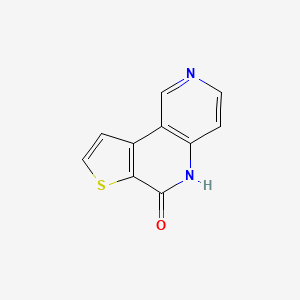 molecular formula C10H6N2OS B14546929 Thieno[2,3-c][1,6]naphthyridin-6(5H)-one CAS No. 62289-91-2