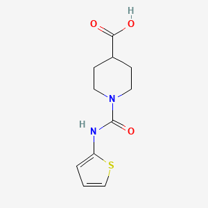 1-[(2-Thienylamino)carbonyl]piperidine-4-carboxylic acid