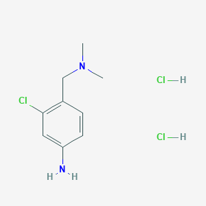 3-Chloro-4-[(dimethylamino)methyl]aniline dihydrochloride