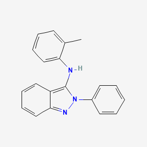 molecular formula C20H17N3 B14546999 N-(2-Methylphenyl)-2-phenyl-2H-indazol-3-amine CAS No. 62247-96-5