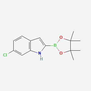 6-Chloro-2-(4,4,5,5-tetramethyl-1,3,2-dioxaborolan-2-yl)-1H-indole