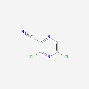 molecular formula C5HCl2N3 B1454708 3,5-Dichloropyrazine-2-carbonitrile CAS No. 313339-92-3