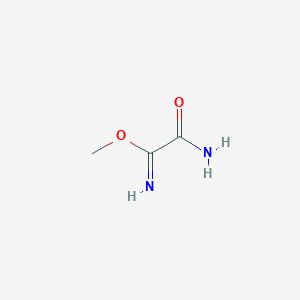 molecular formula C3H6N2O2 B14547096 Methyl 2-amino-2-oxoethanimidate CAS No. 62179-49-1
