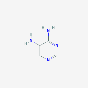 molecular formula C4H6N4 B145471 4,5-Diaminopyrimidine CAS No. 13754-19-3