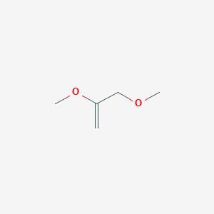 molecular formula C5H10O2 B14547108 1-Propene, 2,3-dimethoxy- CAS No. 61860-67-1