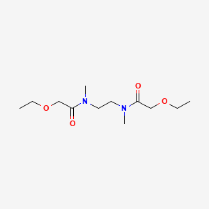 molecular formula C12H24N2O4 B14547117 N,N'-(Ethane-1,2-diyl)bis(2-ethoxy-N-methylacetamide) CAS No. 61797-34-0