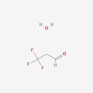 molecular formula C3H5F3O2 B1454714 3,3,3-Trifluoropropanal hydrate CAS No. 1309602-82-1