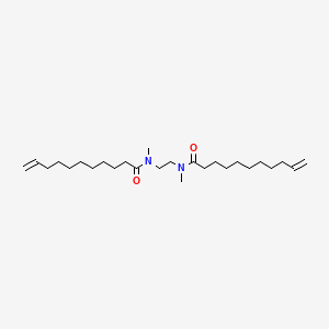 molecular formula C26H48N2O2 B14547183 N,N'-(Ethane-1,2-diyl)bis(N-methylundec-10-enamide) CAS No. 61797-27-1