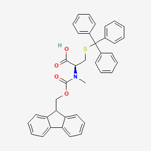 molecular formula C38H33NO4S B1454719 Fmoc-N-Me-D-Cys(Trt)-OH CAS No. 921604-15-1