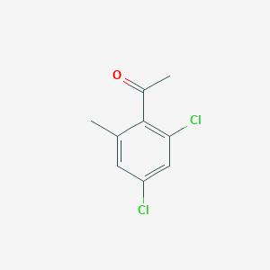 molecular formula C9H8Cl2O B1454726 2',4'-Dichloro-6'-methylacetophenone CAS No. 1803823-98-4