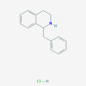molecular formula C16H18ClN B1454727 1-Benzyl-1,2,3,4-tetrahydroisoquinoline hydrochloride CAS No. 155413-72-2