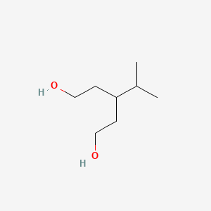 molecular formula C8H18O2 B14547298 3-(Propan-2-yl)pentane-1,5-diol CAS No. 61898-54-2