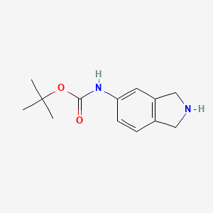 molecular formula C13H18N2O2 B1454732 tert-butyl N-(2,3-dihydro-1H-isoindol-5-yl)carbamate CAS No. 1093230-98-8