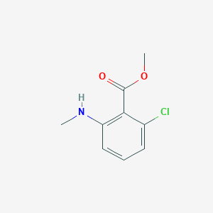 2-Chloro-6-methylamino-benzoic acid methyl ester