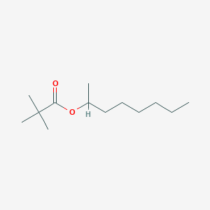molecular formula C13H26O2 B14547398 octan-2-yl 2,2-dimethylpropanoate CAS No. 62047-53-4