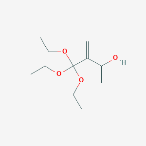 molecular formula C11H22O4 B14547409 3-(Triethoxymethyl)but-3-en-2-ol CAS No. 62097-06-7