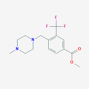 Methyl 4-((4-methylpiperazin-1-yl)methyl)-3-(trifluoromethyl)benzoate