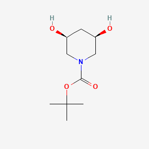cis-3,5-Dihydroxy-piperidine-1-carboxylic acid tert-butyl ester
