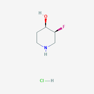 (3S,4R)-3-fluoropiperidin-4-ol hydrochloride