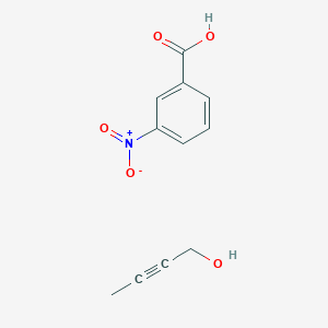 molecular formula C11H11NO5 B14547538 But-2-yn-1-ol;3-nitrobenzoic acid CAS No. 61898-66-6