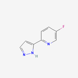 5-fluoro-2-(1H-pyrazol-3-yl)pyridine