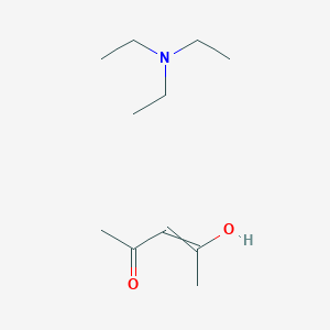 molecular formula C11H23NO2 B14547543 N,N-diethylethanamine;4-hydroxypent-3-en-2-one CAS No. 62154-15-8