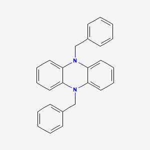 molecular formula C26H22N2 B14547549 5,10-Dibenzylphenazine CAS No. 62248-06-0
